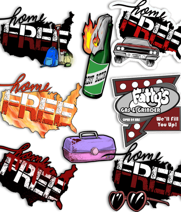 Stickers - Crime Comics
